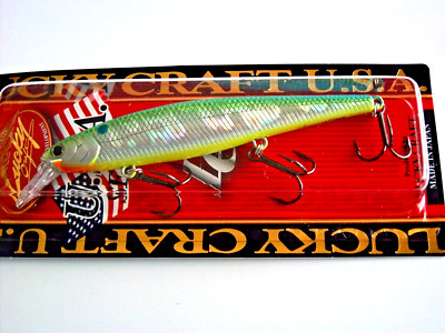 LUCKY CRAFT SLENDER POINTER 97MR 3/8 OZ & 3-7/8'' MR-PO97-213 IN AURORA CITRUS