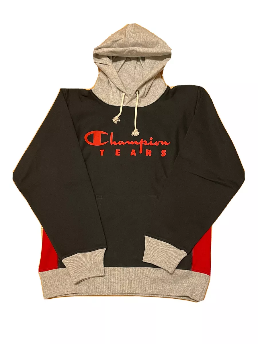 Champion x Denim Tears Hoodie Sweatshirt Black Reverse Weave Men's