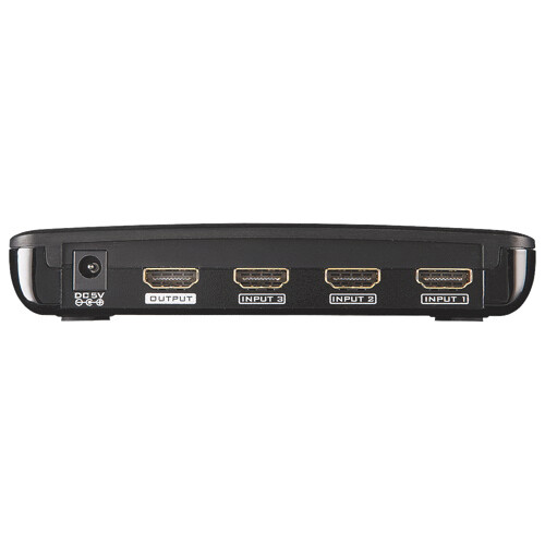 Rocketfish 4-Port HDMI Switch Box - Schwarz (RF-G1185-C) Full HD 1080P 3D kompatibel - Bild 3 von 6
