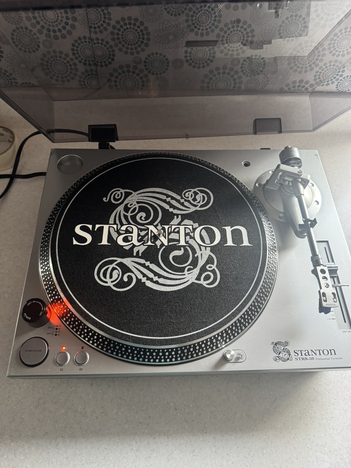 Vintage Stanton Professional Direct Drive Record Player Turntable | STR8-50
