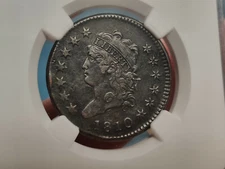 1810 NGC Classic Head Large Cent XF Details Env Damage **Beautiful Coin, Rare!**