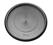 4" 4.0 inch Flush Mount Black Plastic Body and Sheet Metal Hole Plug Qty 5