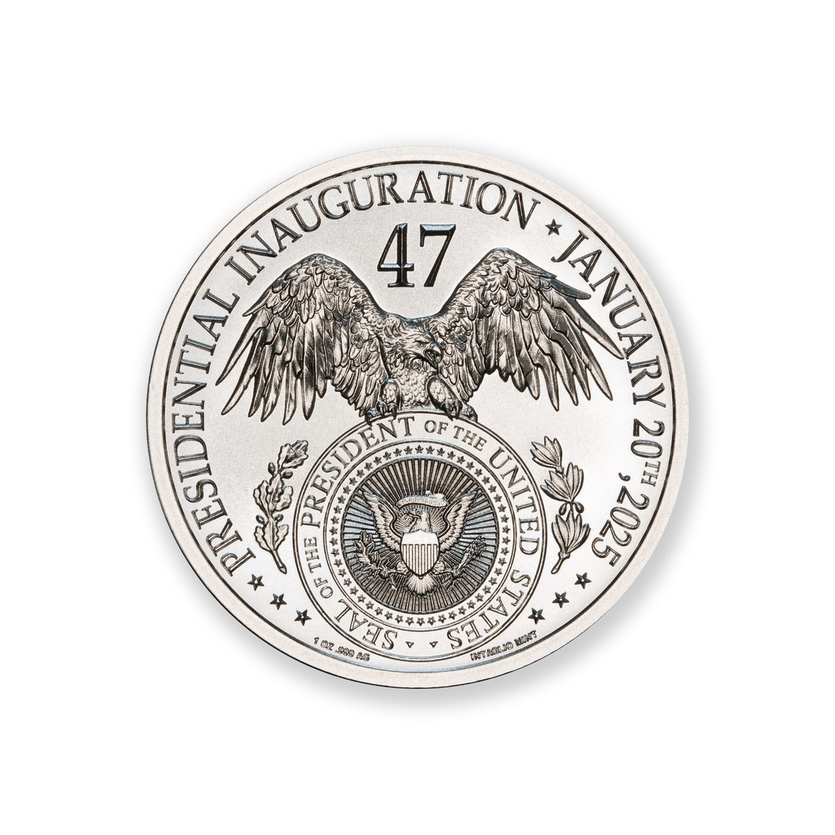 Donald Trump - 2025 PRESIDENTIAL INAUGURATION - 1 oz .999 Fine