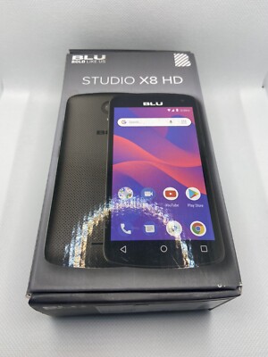 BLU Studio X8 HD - 5.0'' GSM Smartphone -White (Open Box) (Free Ship) 