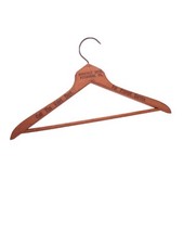 Vintage Advertising Wooden Coat Hanger Roosevelt Hotel Pittsburgh Pennsylvania