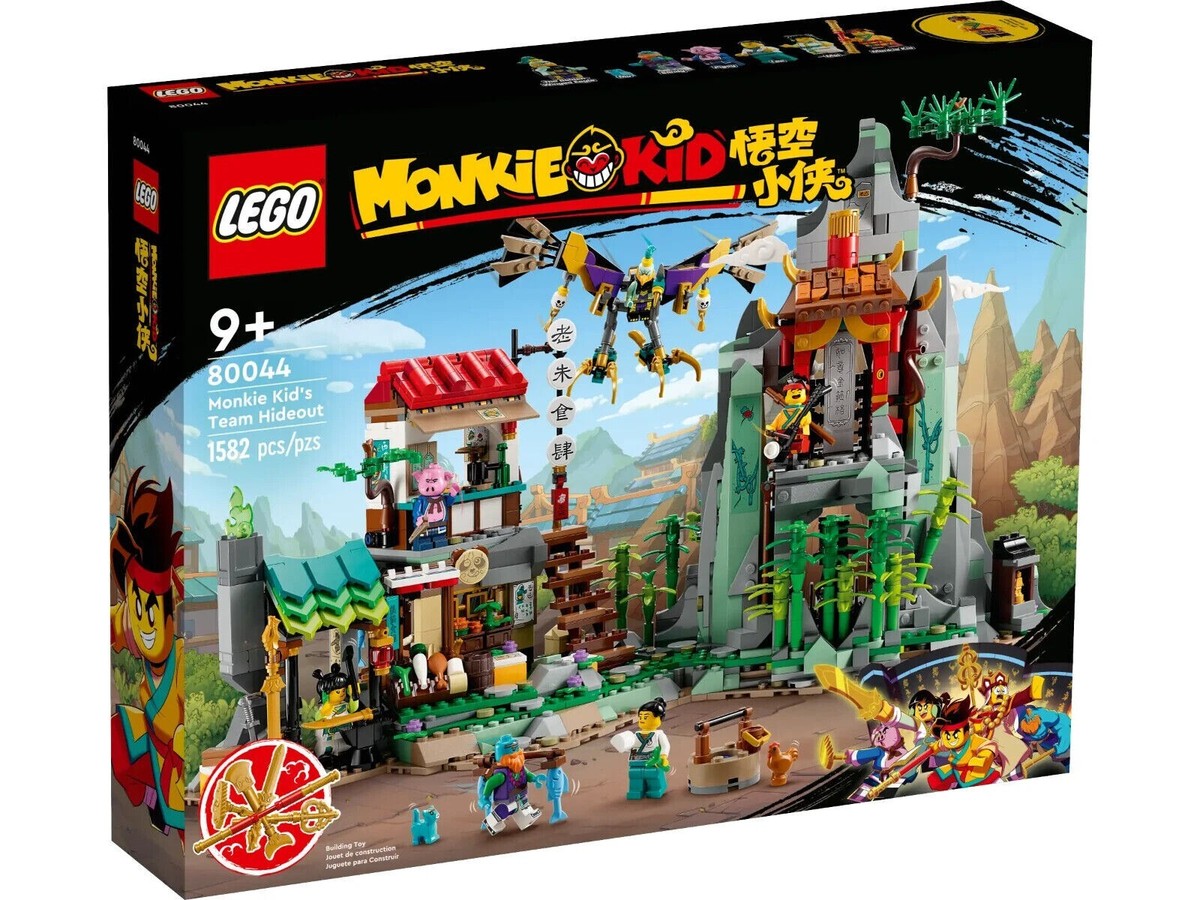 Lego Monkie Kid 80044 - Monkie Kid's Team Hideout NEW - FREE