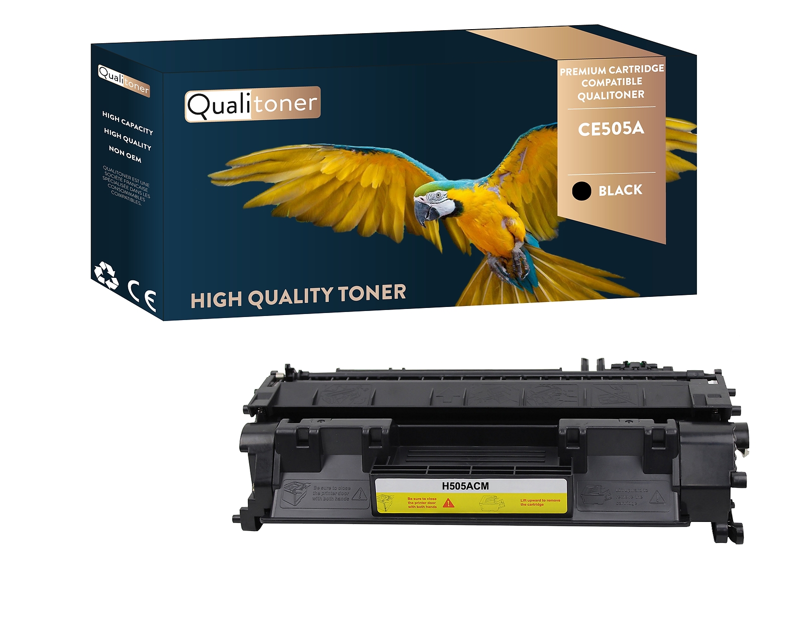 Toner CE505A noir compatible imprimante laser 05A pour consommable bureautique