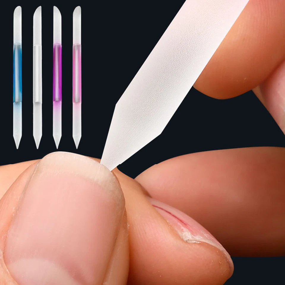 Double-headed Nano-glass Nail File Double Headed Mini Frosted Nail Tool Reusable - Image 4 of 4