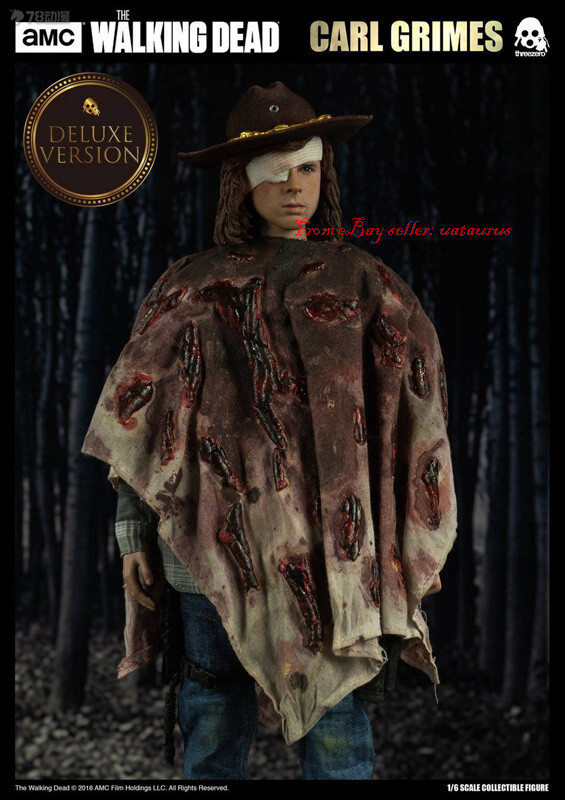 Perfect Threezero 1/6 The Walking Dead Carl Grimes Deluxe Edition