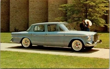 Postcard Studebaker 1962 Lark Cruiser Power Blue