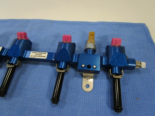 P11BB-9F899LH-AE Roush FUEL INJECTOR RAIL SYSTEM LH Blue Bird School Bus LP Gas - Picture 6 of 7