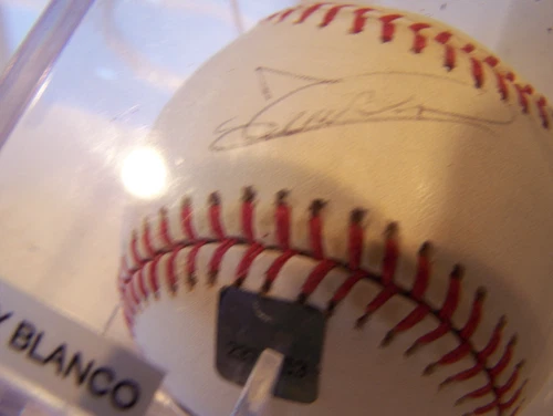 TONY BLANCO SIGNED AUTO MLB BASEBALL TOPPS RESERVE HOLO