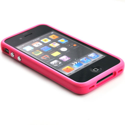 Brand New Pink Bumper Case For Apple iPhone 4G UK