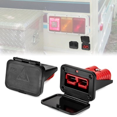 2pcs 175A Battery Quick Connect/Disconnect Electrical Connector Plug with Flu...