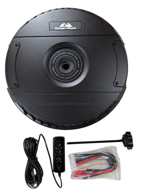 Ocean Rock WheelSub 11'' 1200W Peak Active Spare Tire Subwoofer Hidden Bass