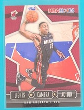 2020-21 Hoops Lights Camera Action #3 Bam Adebayo Miami Heat BASKETBALL Card Y3