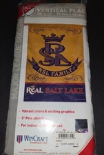 28 x 40 Real Salt Lake RSL WinCraft vertical flag MLS major league soccer