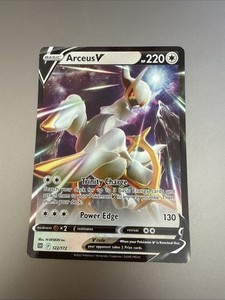 arceus pokemon card vmax price V 165/172 - Brilliant Stars - Ultra Rare style setup or your main portfolio Arceus VMAX Gold Metal Card