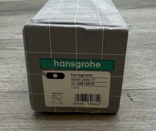 Hansgrohe 04819670 Locarno 6” Escutcheon Plate, Matte Black
