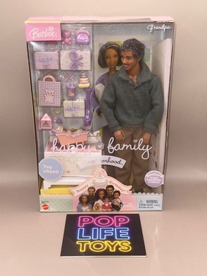 Vintage 2003 Mattel Barbie Happy Family  African-American Grandpa  #B9882 *NRFB*