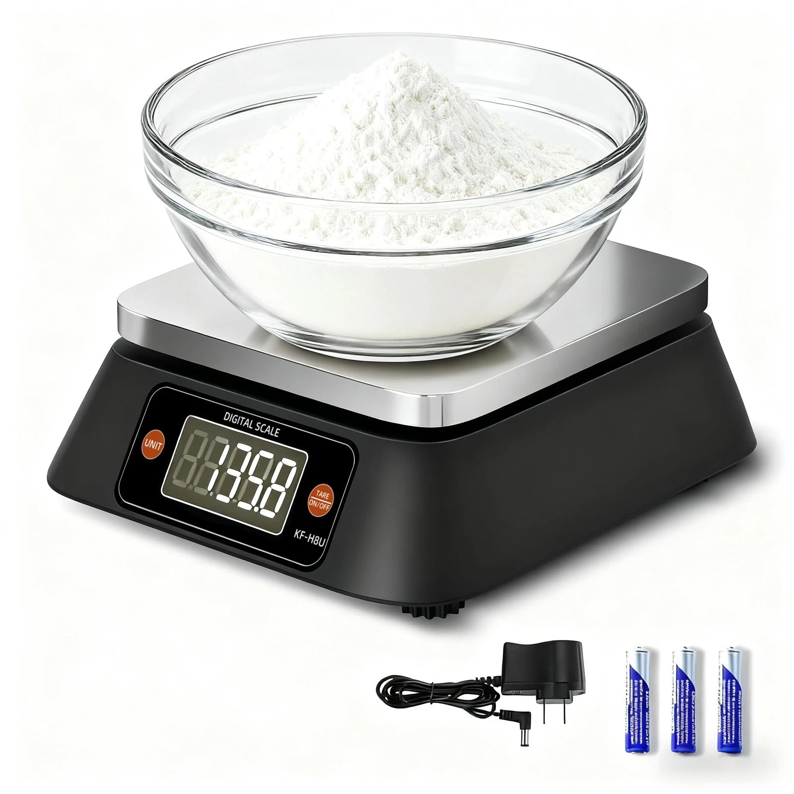 Kitchen Scales Digital Weight Grams and Ounces, KF-H8U Food Scale for Bakers,...