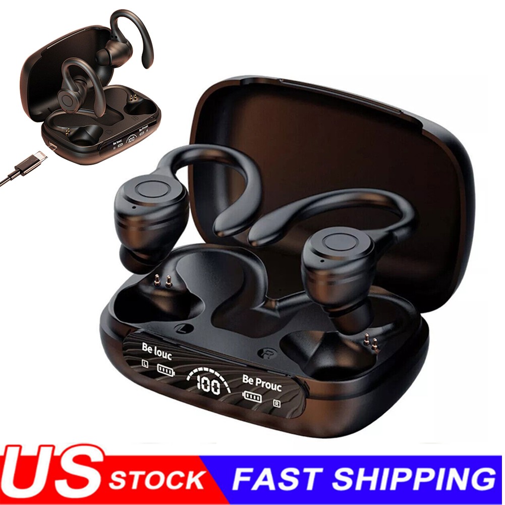 Wireless Bluetooth 5.3 Headset TWS Earphones Earbuds Stereo Headphones Ear Hook