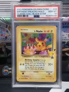 Psa 10 Birthday Pikachu | eBay