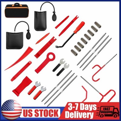 33Pc Emergency Auto Tool Window-Car Door Universal Repair Tool Kit US STOCK