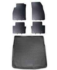 Gummi Fußmatten Kofferraumwanne Set für Opel Insignia Sportstourer Gummimatten