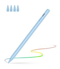 Stylus Pen for iPad 2018-2025, Digital i Pad Pencil with Palm Rejection, Blue 