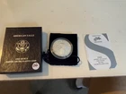 2006-W Silver Uncirculated Burnished American Eagle 1 Oz. ~ w/box and COA