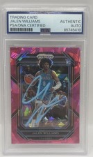 2022-23 Prizm Pink Ice Jalen Williams RC Rookie #246 AUTOGRAPH SIGNED PSA DNA AU