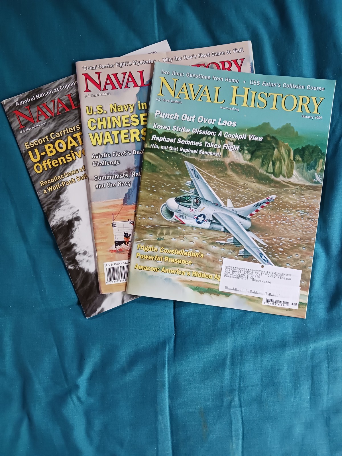 Lot of 3 Naval History Magazines for a Buck