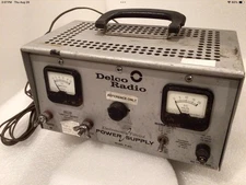 VINTAGE DELCO RADIO ELECTRONICALLY FILTERED POWER SUPPLY MODEL P-612 Rare