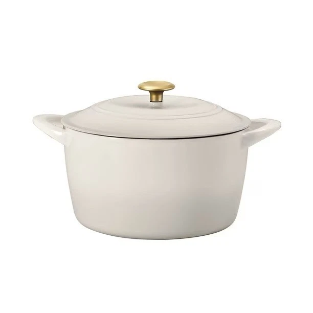 Tramontina 80131/503 Enameled Cast Iron 7-Quart Covered Round Dutch Oven