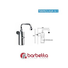 RUBINETTO ESTERNO A FOTOCELLULA PER LAVABO A MURO RICAMBIO TREMOLADA 8008BATTERY