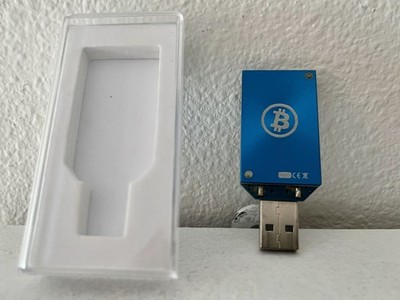 SHINY BLUE COLOR ASIC Miner Block Erupter Bitcoin Miner USB Stick 330 MH/s
