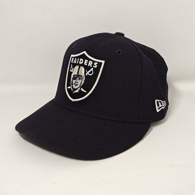 NFL Las Vegas Oakland Raider New Era 59Fifty Cap Hat  Black Gray Fitted 6 7/8