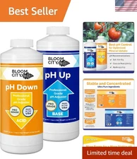 Professional pH Up + Down Control Kit for Optimal Nutrient Uptake Two 1 Quart...