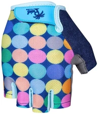 Pedal Palms Polka 3 Glove - Multi-Color, Short Finger, Medium