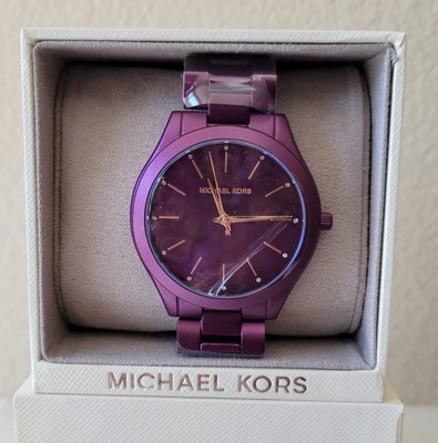 NEW SELLING OUT Michael Kors Slim Runway Purple Women display picture 2