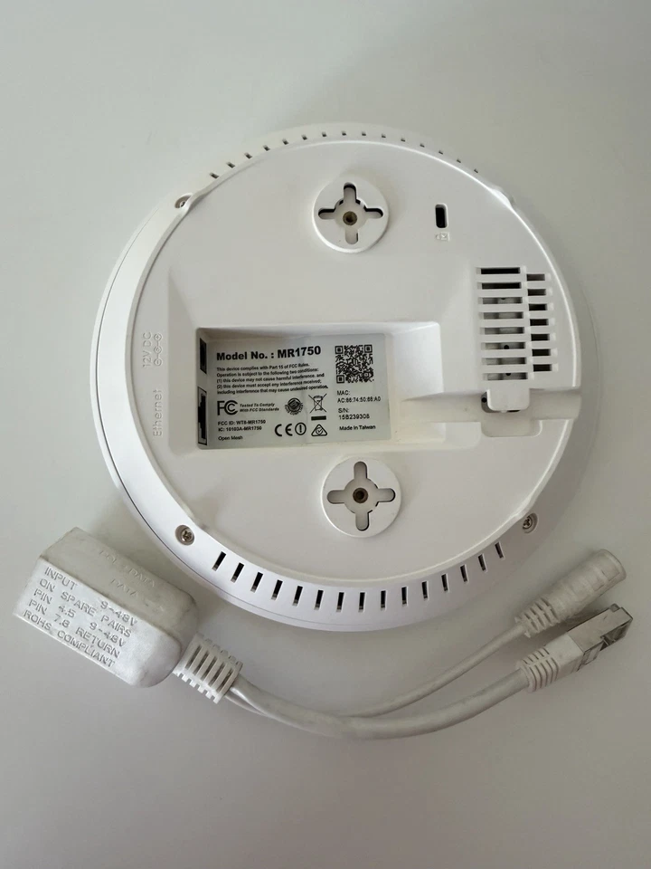 Open-Mesh MR-1750 Dual Band Wireless-AC Access Point - Image 4 of 4