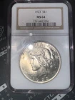 1923 Philadelphia Peace Silver Dollar MS 64