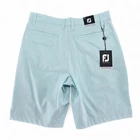 FJ Footjoy Golf Knit Shorts Mens 30 Azure Blue Performance Stretch Waistband NEW