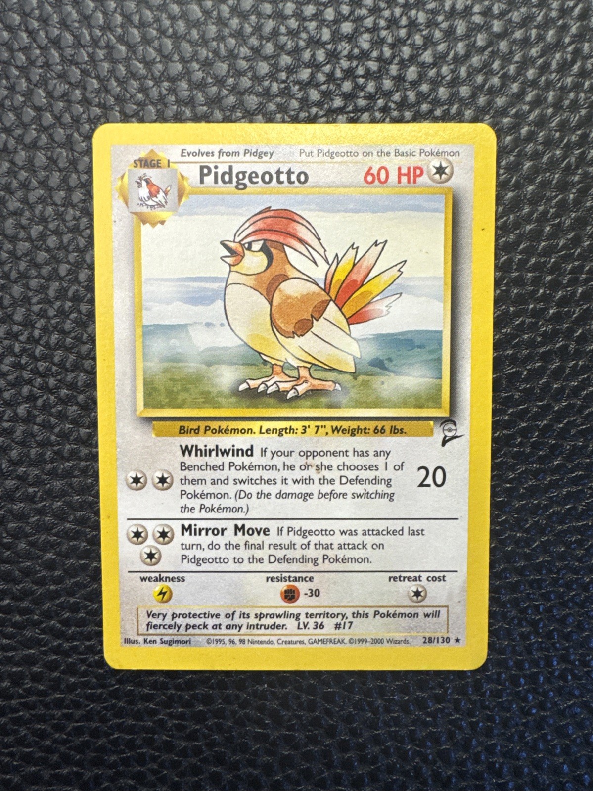 Pidgeotto 28/130 - Base Set 2 - Pokemon Card