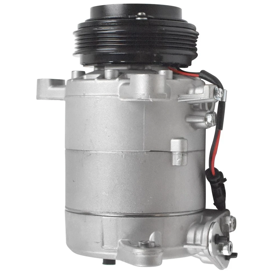 A/C Compressor w/ 4-Groove fit GMC Yukon Cadillac Escalade ESV Chevy Suburban Foto 3 de 4