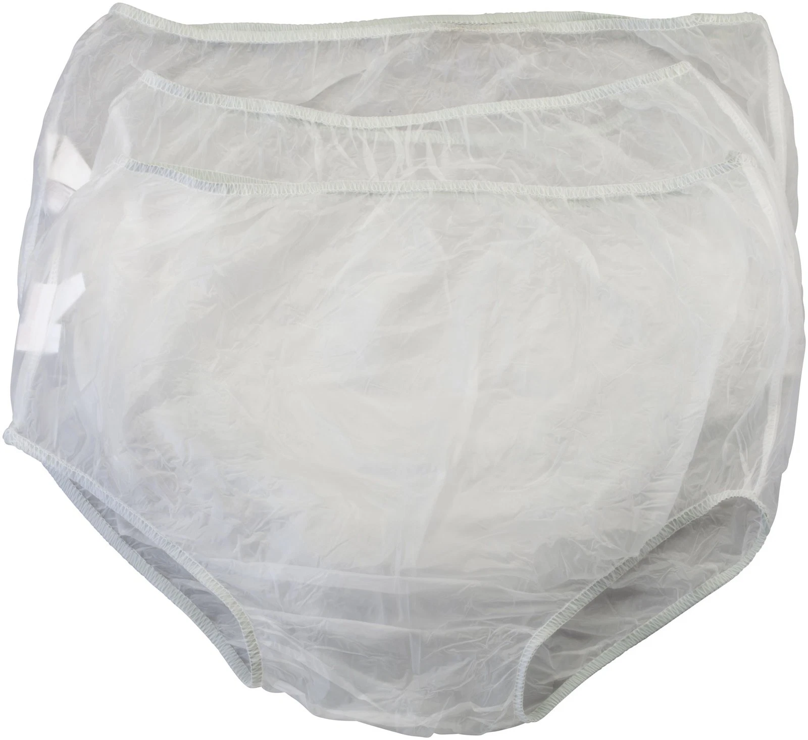Waterproof Incontinence Underpants, Made of Soft Vinyl, Elastic Edges For Secure
