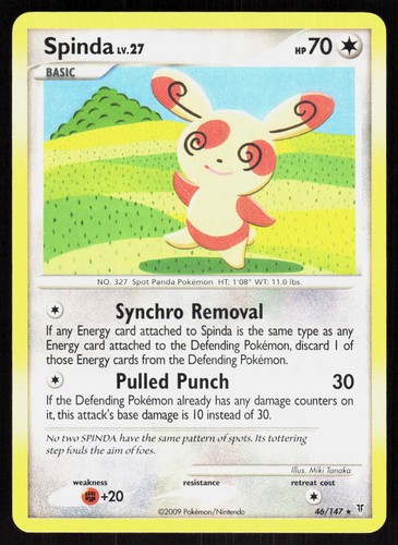 Spinda 46 Rare Supreme Victors Pokemon EN Lightly Played