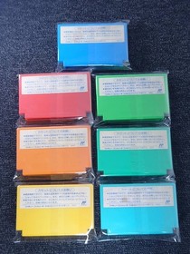 Mega Man Rockman 1 2 3 4 5 6 Rock Board Lot of 7 Nintendo Famicom Cartridge