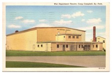Cartolina d'epoca War Department Theatre, Camp Campbell, Kentucky